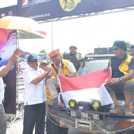 SEREMONI PENERIMAAN PESERTA OPEN ROAD EXPEDITION V IOF SULSEL, 8 APRIL 2016