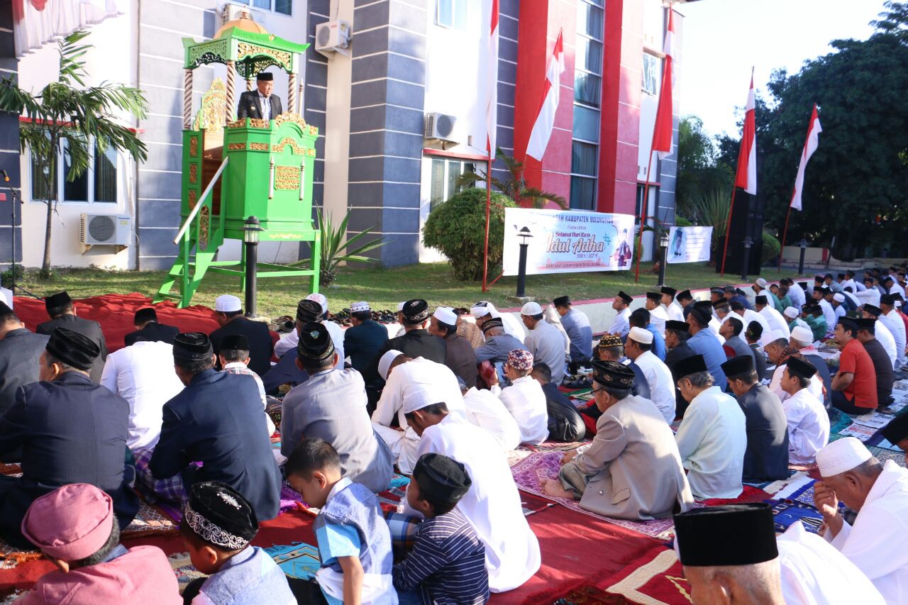 Bupati dan Wakil Bupati Shalat Idul Adha Bersama