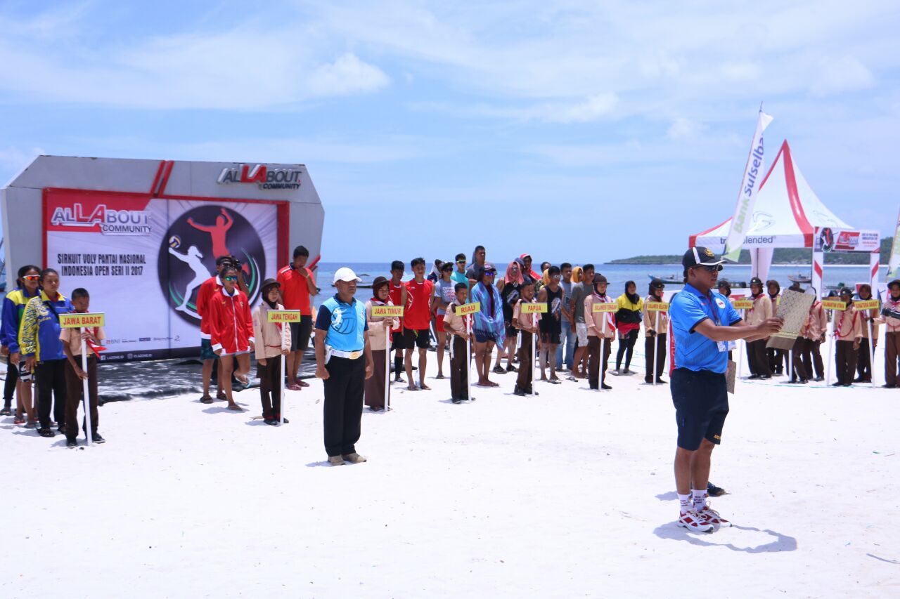 Sirnas Voli Pantai Dibuka, Diikuti 9 Provinsi