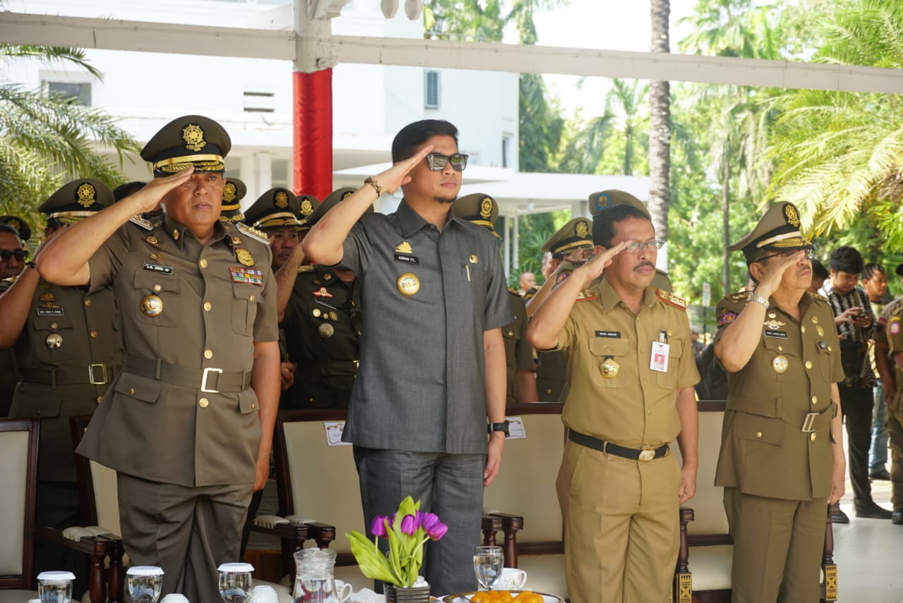 BUPATI HADIRI UPACARA PERINGATAN HUT SATPOL TINGKAT PROP SULSEL