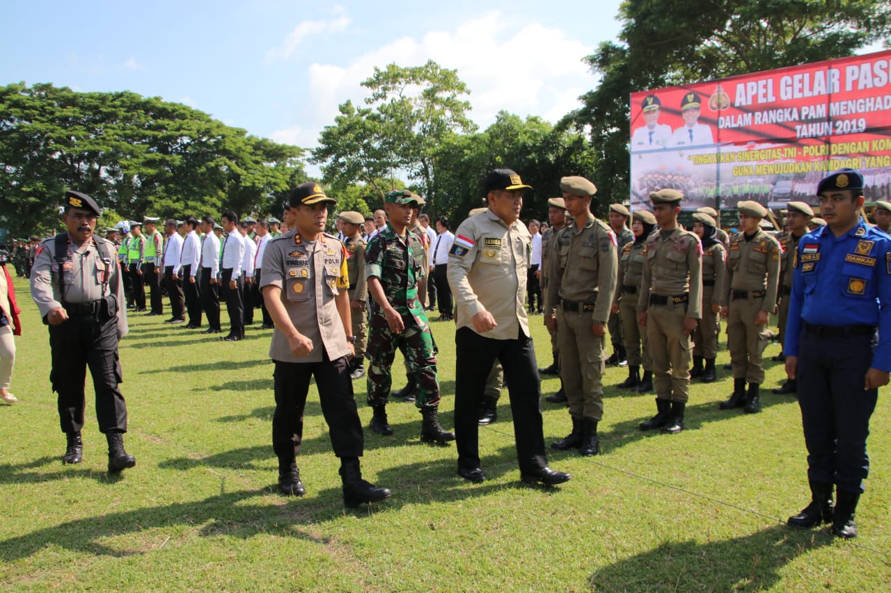 Menghadapi Pemilu 2019, Bupati Bulukumba Pimpin Apel Gelar Pasukan