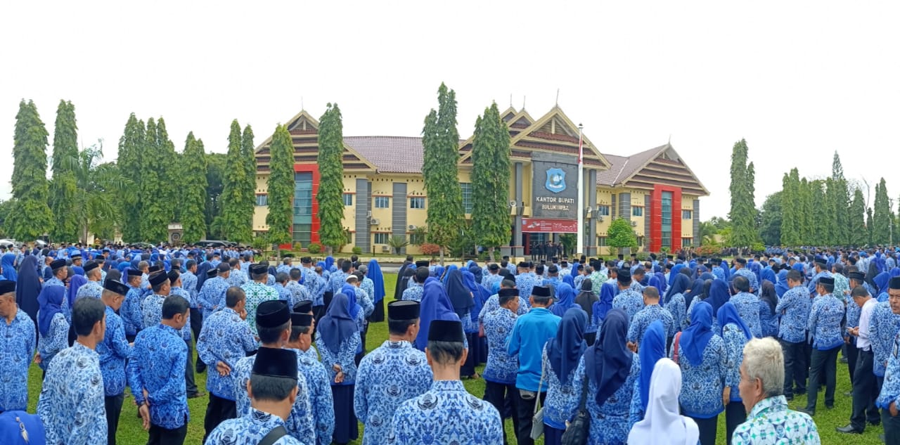 Peringati Hari Lahir Pancasila, Ratusan ASN Ikuti Upacara Bendera