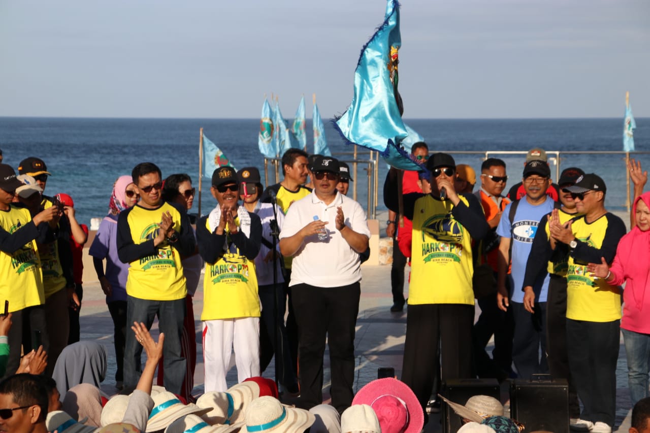 Peringati Hari Koperasi ke 72 Tk. Provinsi Sul Sel, Ribuan Peserta Padati Pantai Bira