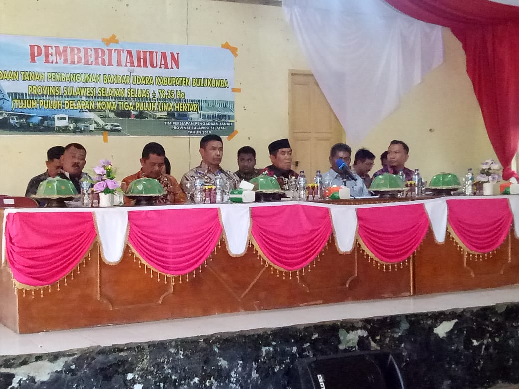 Proses Pengadaan Tanah Pembangunan Bandar Udara Bulukumba Dimulai