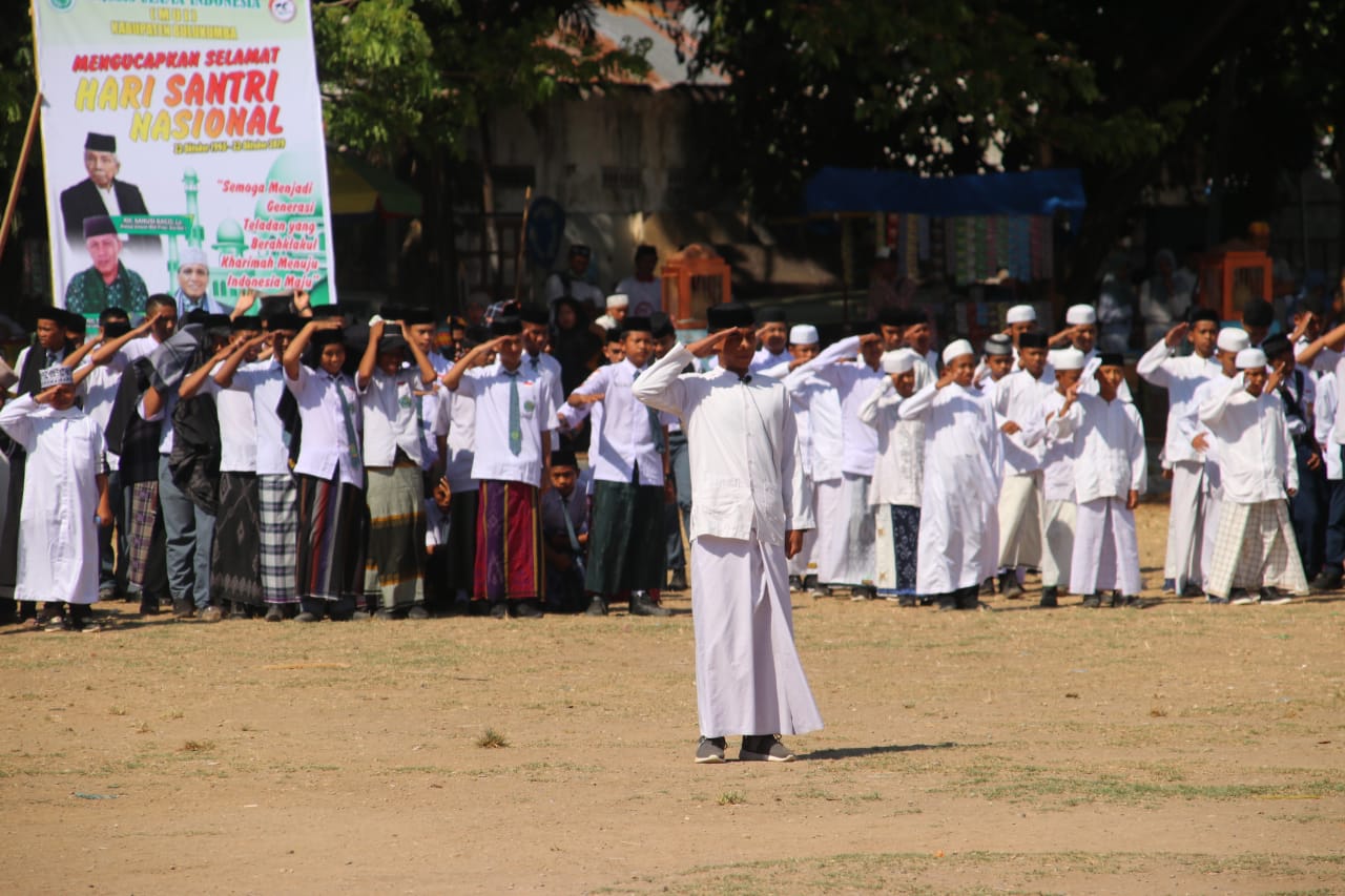 Ratusan Santri Ikuti Upacara HSN 2019