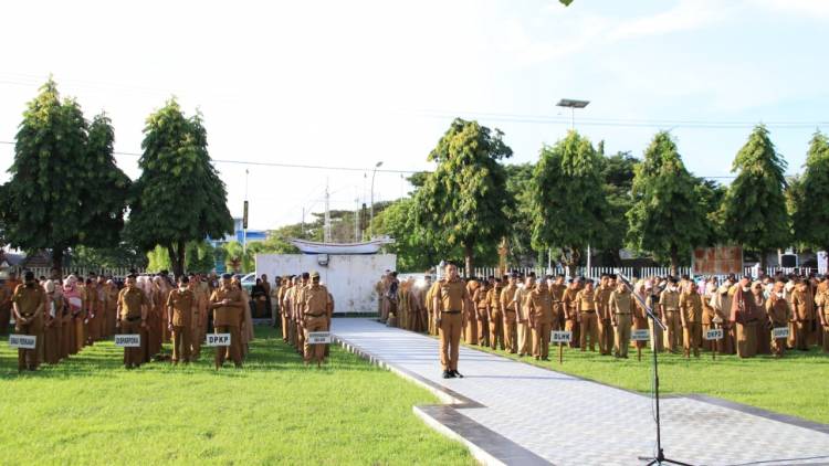 Apel Gabungan OPD Bupati Andi Utta: Jangan Tutup Jalan