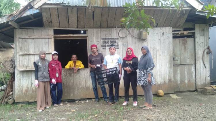 Semprot Rumah Penerima Bantuan, Dinsos Target Pelabelan 9.114 KK