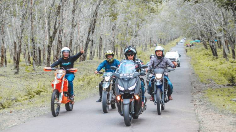 Pakai Motor, Andi Utta Tinjau Sejumlah Titik Proyek