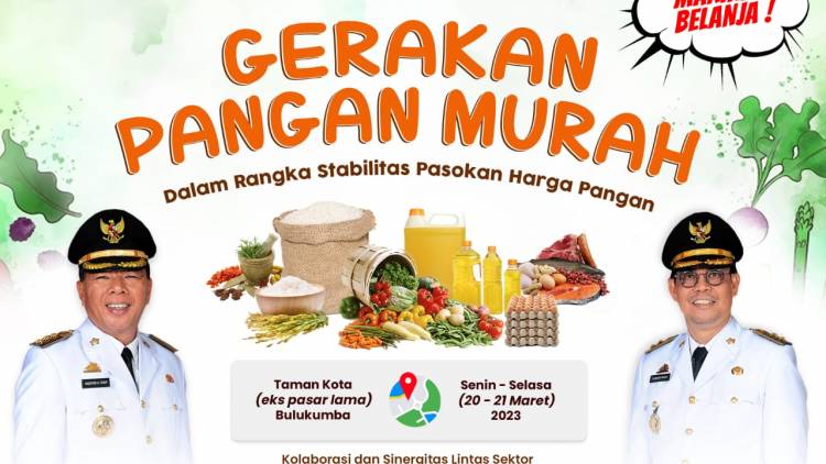 Jelang Ramadan, Pemkab Bulukumba Gelar Pasar Pangan dengan Harga Terjangkau