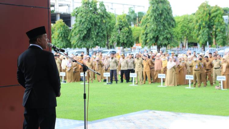 Apel Gabungan, Bupati Andi Utta: Tanamkan Rasa Malu