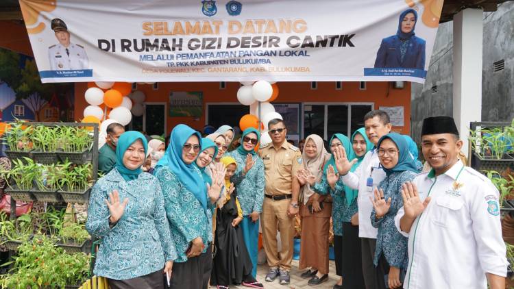 Bupati Bulukumba Launching Rumah Gizi di Desa Polewali Gantarang