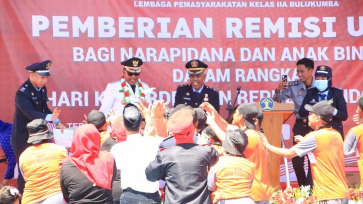 343 Napi Lapas Bulukumba Dapat Remisi Kemerdekaan