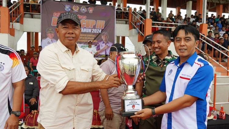 Andi Utta Resmi Buka Turnamen Sepak Bola Bupati Cup III 2024