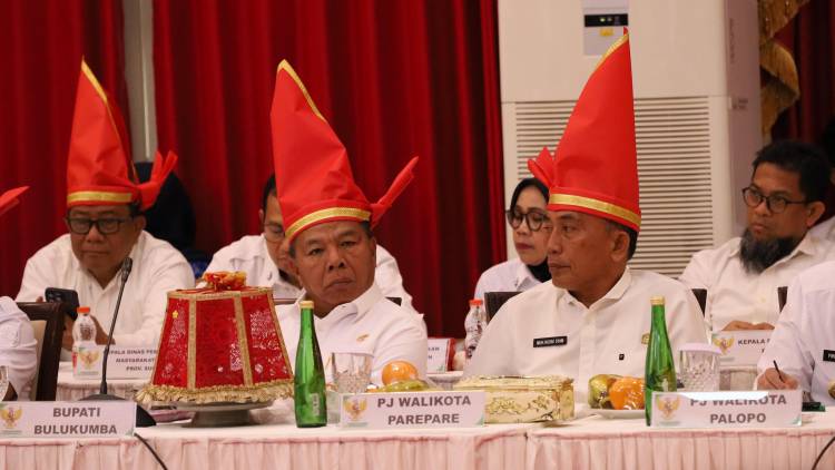 Bersama Kepala Daerah se Sulsel, Bupati Andi Utta Hadiri Rakor Kemenko Bidang Pangan