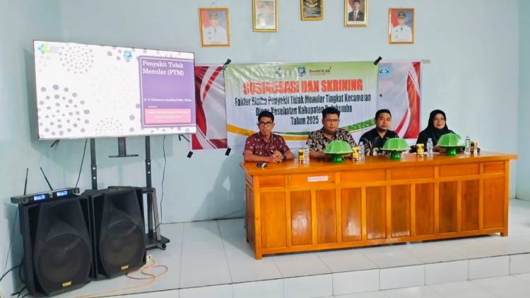 Dinkes Bulukumba Gelar Sosialisasi dan Skirining Penyakit Tidak Menular di Desa Kambuno