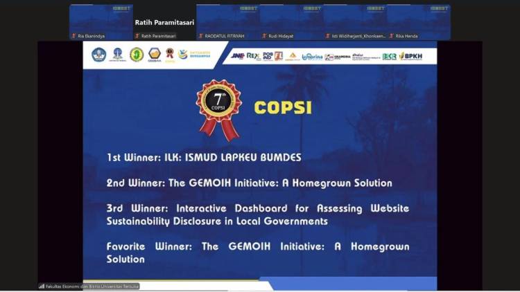 GEMOIH Juara II dan Juara Favorit Kompetisi Internasional Sektor Publik COPSI 2025