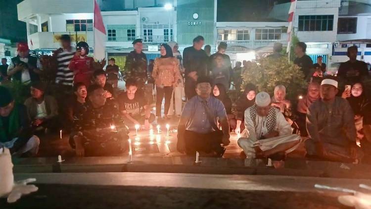 Bupati Andi Utta Ikut Aksi Damai di Bundaran Pinisi