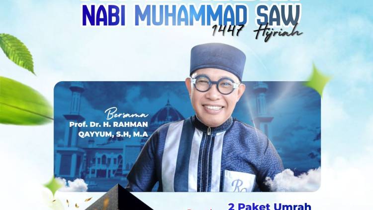 Maulid Akbar Akan Digelar di Lapda, Dapatkan Doorprize 2 Paket Umrah Gratis