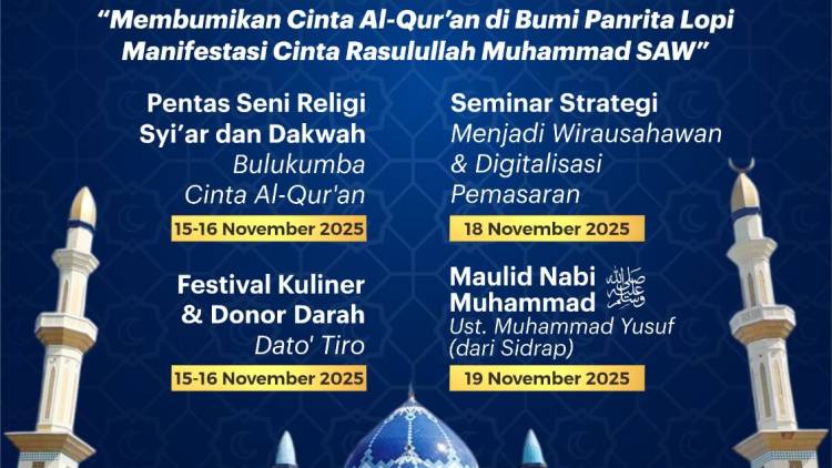 Ustadz Muhammad Yusuf Akan Hadir pada Peringatan Maulid di Masjid ICDT Bulukumba