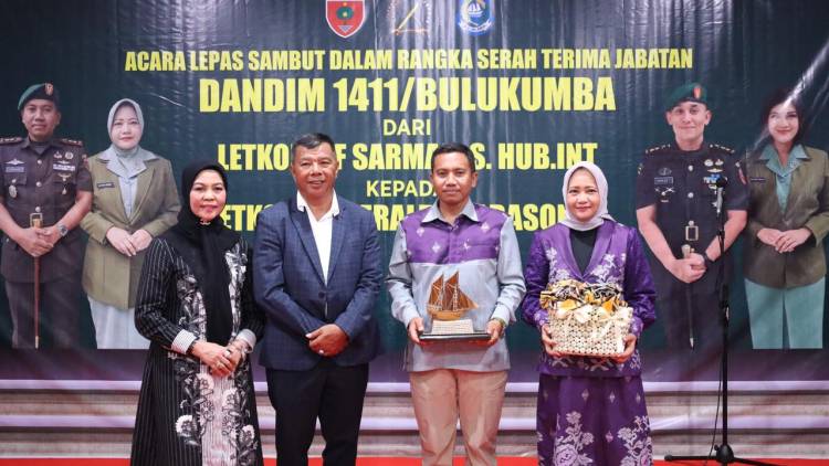 Lepas Sambut Dandim 1411 Bulukumba, Bupati: Sinergi TNI dan Pemda Harus Terus Diperkuat