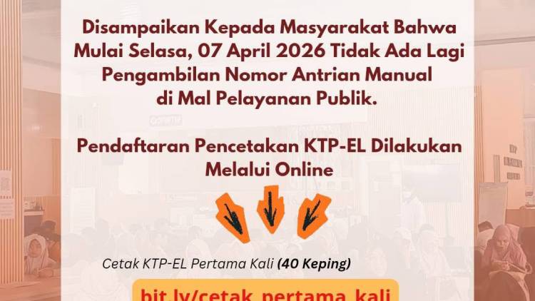 Layani Cetak KTP secara Online, Disdukcapil Bulukumba Tiadakan Antrian Manual