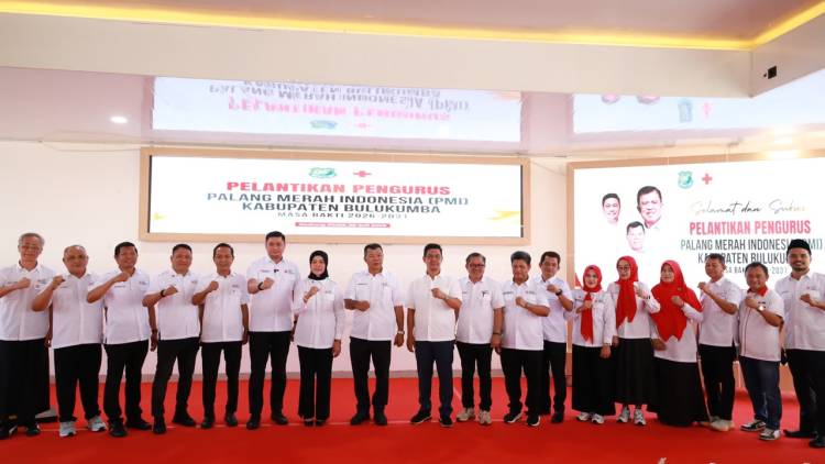 Lantik Pengurus PMI Bulukumba, Adnan Purichta: Dari Dulu Pak Bupati Miliki Jiwa Kemanusiaan