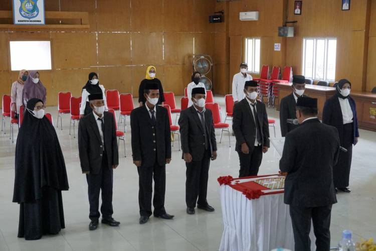 Lantik Anggota BPD Pantama, Bupati Andi Utta Minta Aktif Melakukan Pengawasan