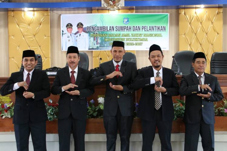 Bupati Andi Utta Lantik Pimpinan Baznas