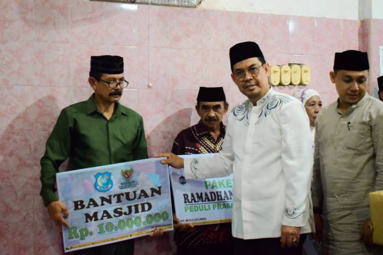 Safari Ramadan di Bontotiro Edy Manaf : Cita-cita Bupati Tulus Memajukan Bulukumba