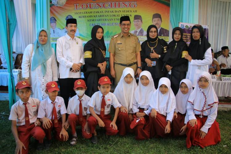 Wabup Edy Manaf Launching Zakat Berbasis Kearifan Lokal