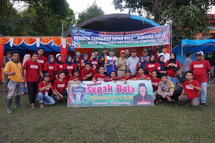 Kadisparpora Bulukumba Tutup Turnamen Sepakbola Tamaona Cup 4