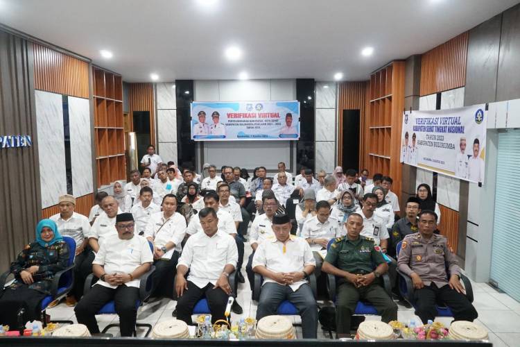 Bupati Bulukumba Hadiri Verifikasi Virtual Kabupaten Kota Sehat