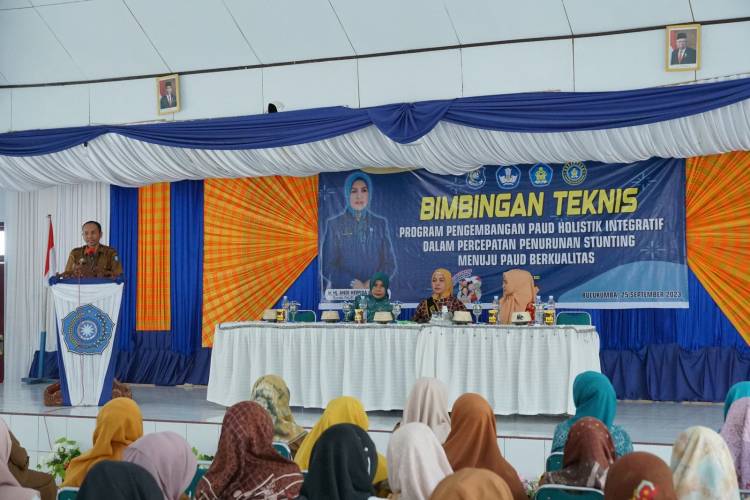 Bimtek Percepatan Penurunan Stunting, Bunda PAUD Bulukumba : Pendidikan Usia Dini Pondasi Awal Pertumbuhan Anak