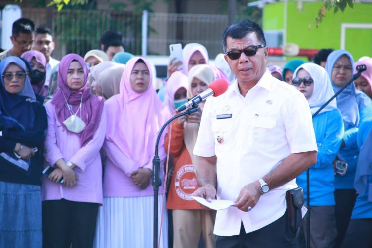 Buka Lomba HKN, Bupati Andi Utta Minta Komitmen Nakes Turunkan Angka Stunting