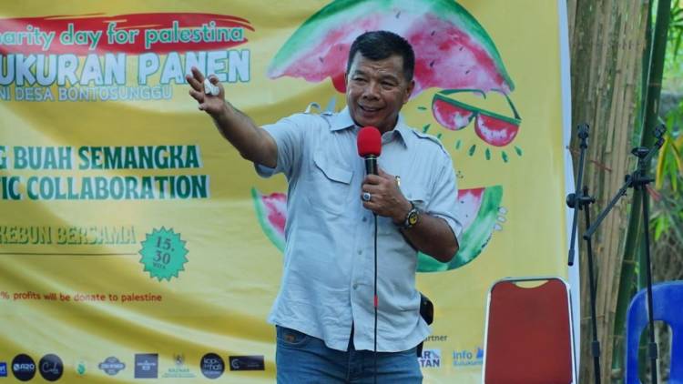 Lelang Harga Semangka Untuk Palestina, Andi Utta Tertinggi Rp60 Juta