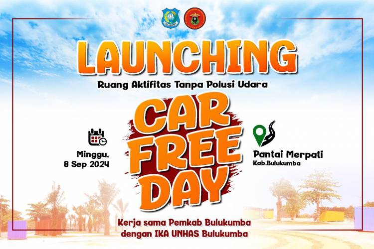 Ayo Nikmati Car Free Day Hari Minggu Ini di Pantai Merpati