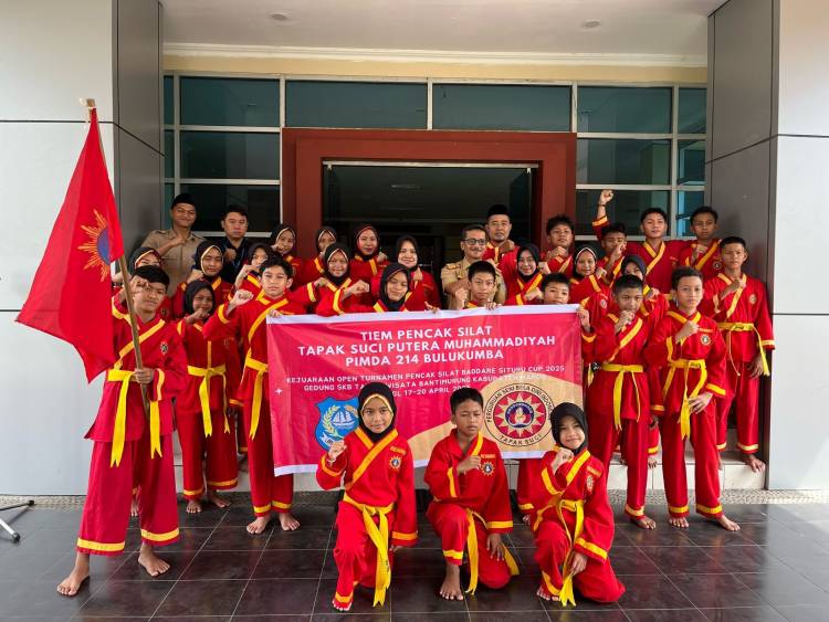 Dilepas di Kantor Bupati, Atlet Tapak Suci Bulukumba Siap Ukir Prestasi di Kejuaraan Pencak Silat Baddare Situru Cup 2025