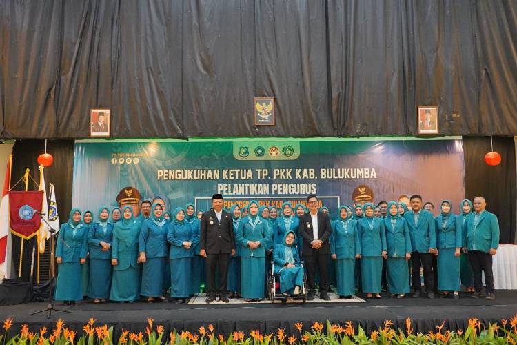 Pengurus TP-PKK Bulukumba Dilantik, Bupati Andi Utta Beri Sejumlah 'PR'