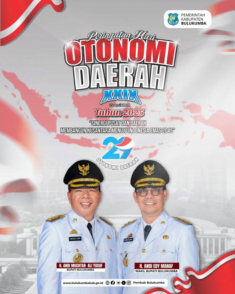 Momentum Hari Otda, EPPD Bulukumba Urutan 16 Nasional, Terbaik di Sulsel,