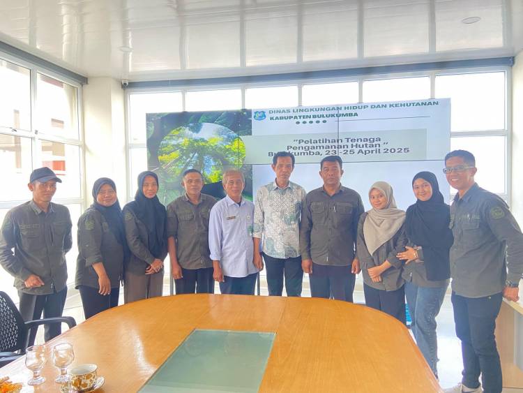 Bekali Pamhut, DLHK Bulukumba Gelar Pelatihan Pengamanan Hutan