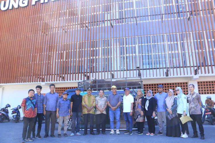 Bupati Andi Utta Serahkan Sapi Kurban Bantuan Presiden RI Seharga Rp77 Juta