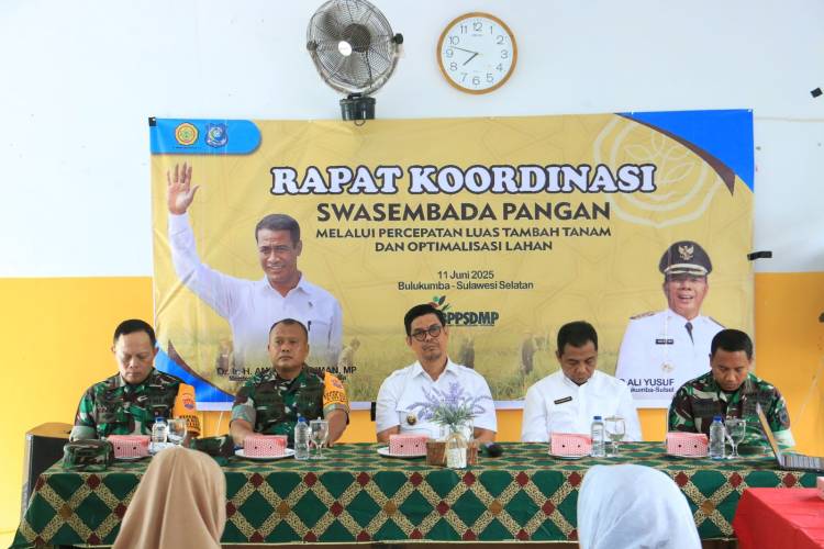 Rakor Swasembada Pangan, Wabup Edy Manaf Ungkap Dukungan Kementan
