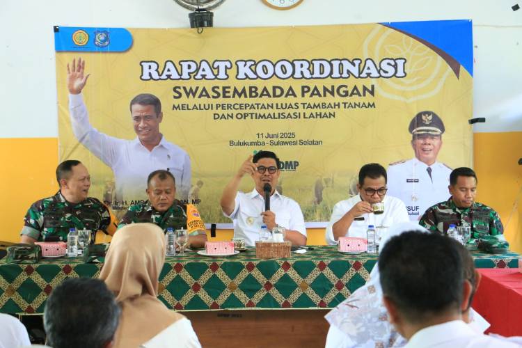 Rakor Swasembada Pangan, Wabup Edy Manaf Ungkap Dukungan Kementan