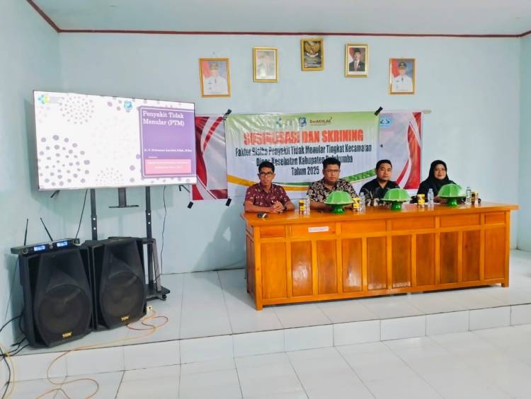 Dinkes Bulukumba Gelar Sosialisasi dan Skirining Penyakit Tidak Menular di Desa Kambuno