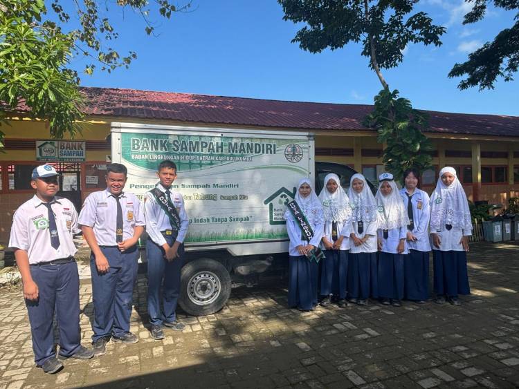 DLHK-SMPN 1 Bulukumba Mou Bank Sampah, Andi Uke Harap Sekola Lain Menyusul
