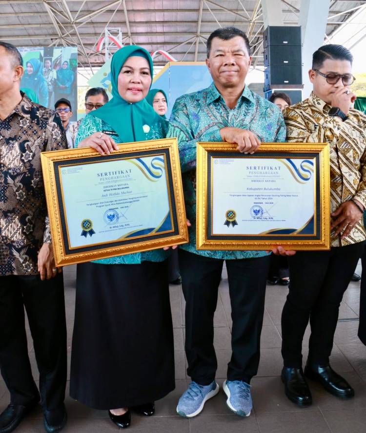 Bulukumba Raih Empat Penghargaan di Peringatan Harganas ke 32 Tahun 2025