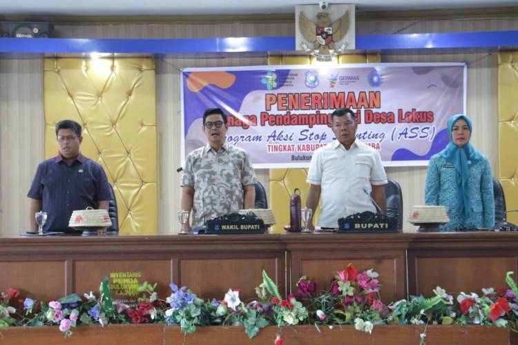 Bupati Andi Utta Minta Semua Elemen Dukung Aksi Setop Stunting di Desa Lokus
