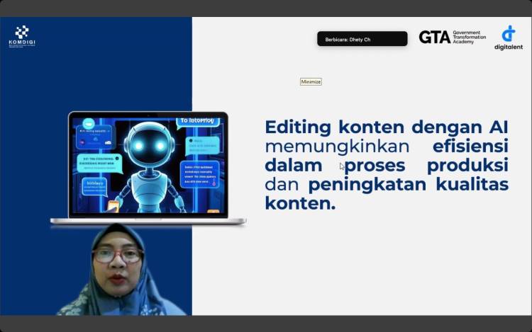 Dorong Pemanfaatan AI, Diskominfo Bulukumba Gelar Bimtek untuk Optimalisasi Konten