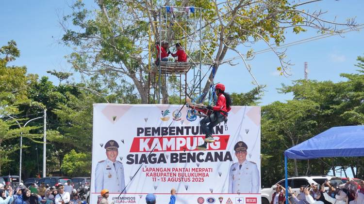 Dihadiri Dirjen Kemensos, Bulukumba Bentuk Kampung Siaga Bencana