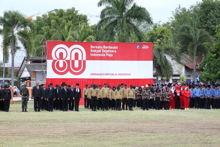 Upacara HUT RI ke 80, Paskibra Bulukumba Sukses Kibarkan Bendera Merah Putih
